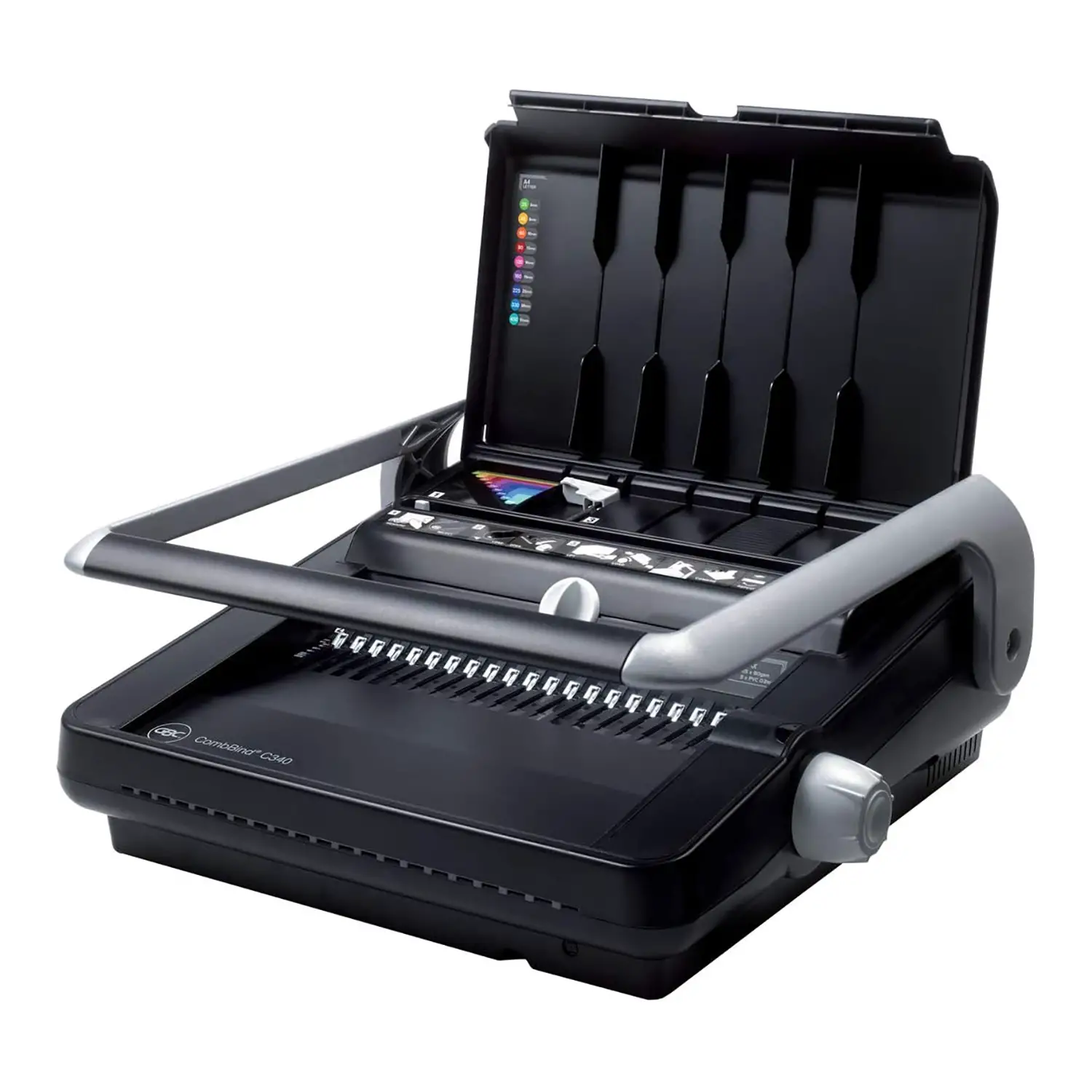 Rilegatrice GBC CombBind C340 – Rilegatura fino a 450 Fogli e Perforazione di 25 Fogli - Rilegare e Plastificare