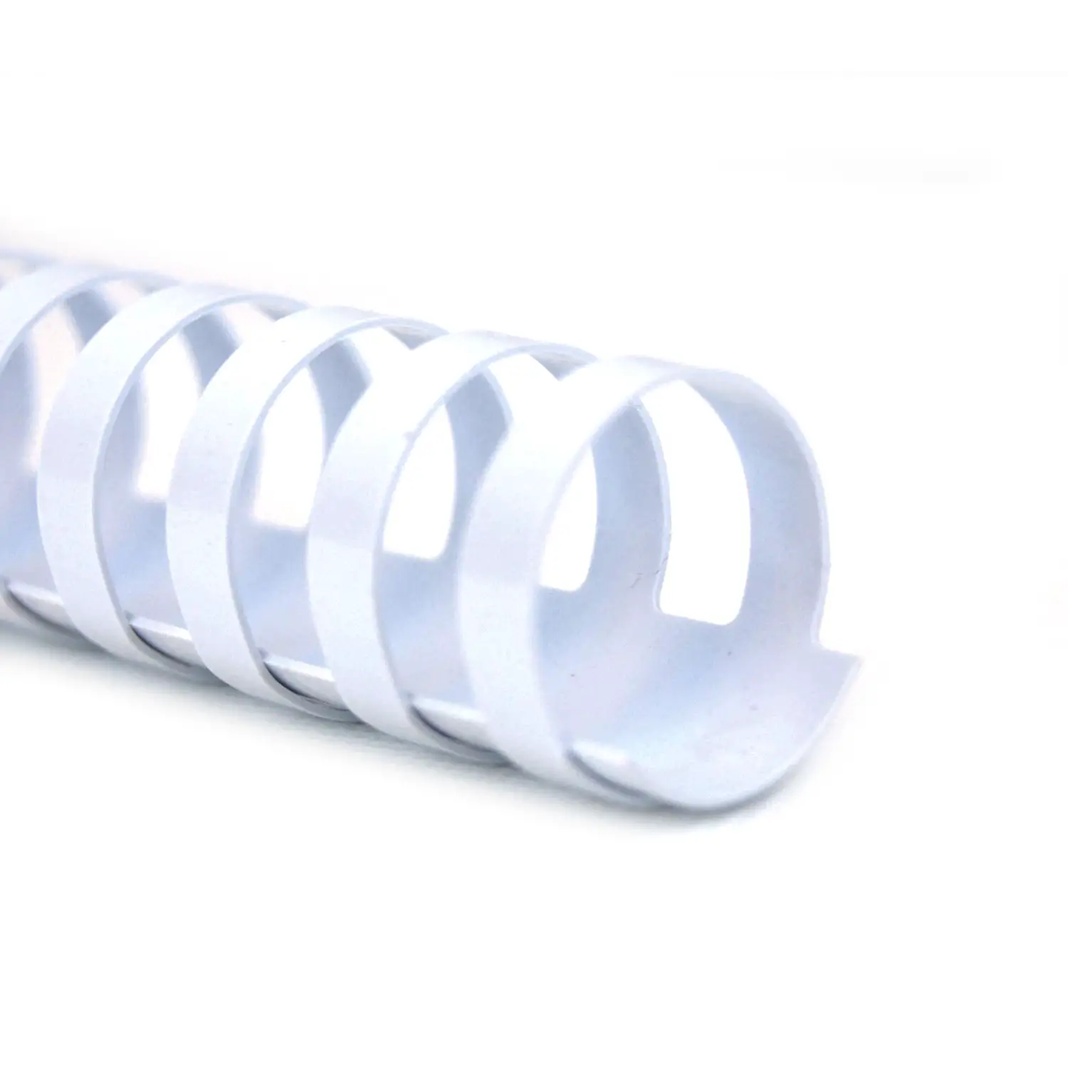 Dorsi Spirale Plastici Diametro 10mm. 100 Pezzi Bianco - rilegatrici/plastificatrici