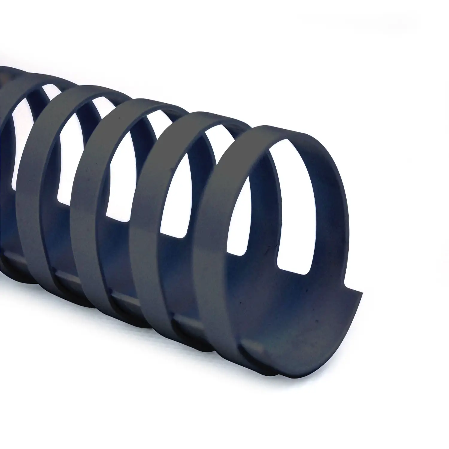 Dorsi a Spirale Plastici Neri Ovali da 51 mm – Capacità 411-450 Fogli - Confezione da 50 Pezzi - Rilegare e Plastificare