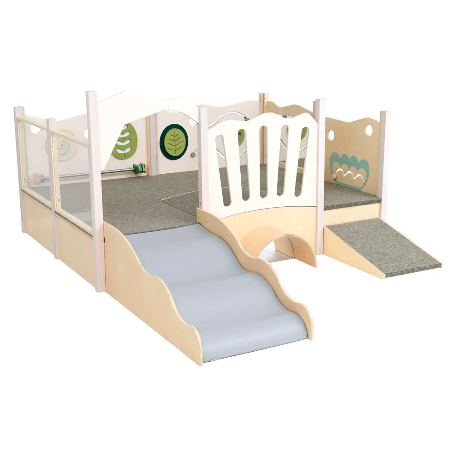 Angolo Multiattività Iris Doppio Scivolo, Playground Scuola Dell'infanzia - Percorsi psicomotori