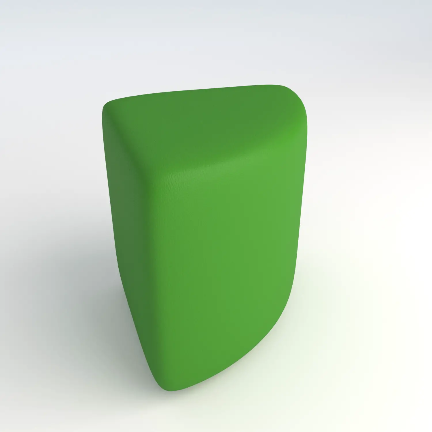 Pouf Ecopelle Ignifugo Angolare H 40 Verde Per Ambienti Scolastici Innovativi - Salottini e arredi morbidi