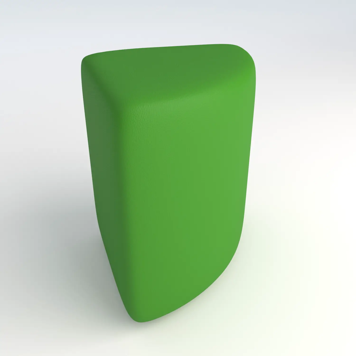Pouf Ecopelle Ignifugo Angolare H 46 Verde Per Ambienti Scolastici Innovativi - Salottini e arredi morbidi