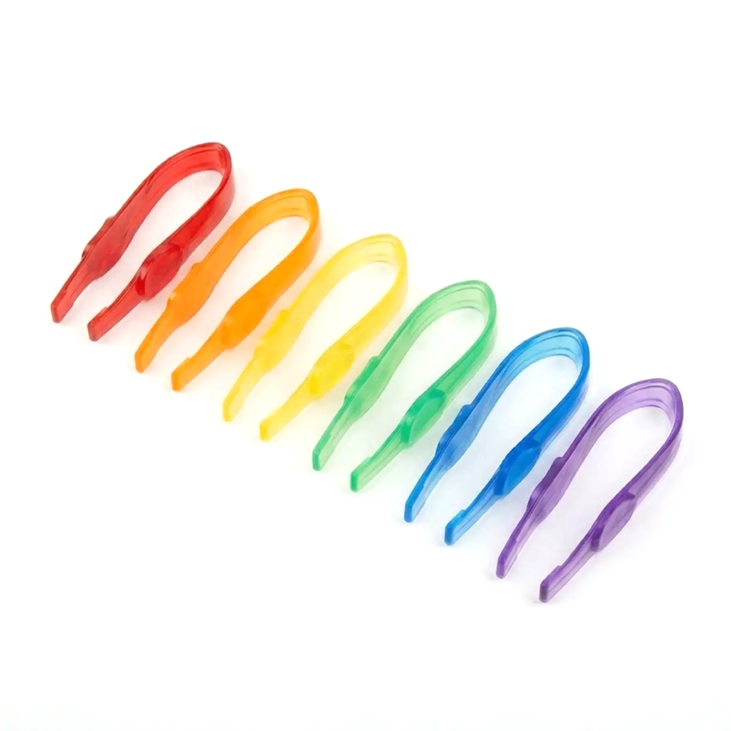 Pinzette per Motricità Fine – Set da 6 Colorate - Classificazione e matematica