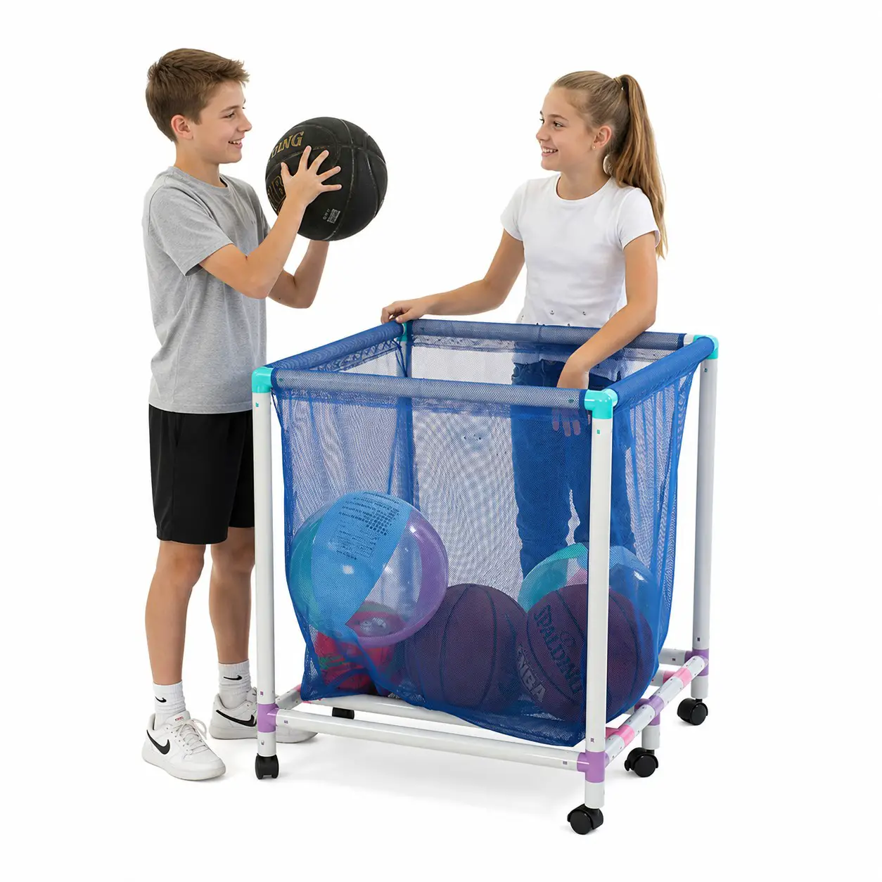 Carrello Portapalloni in Plastica - Palle e palloni