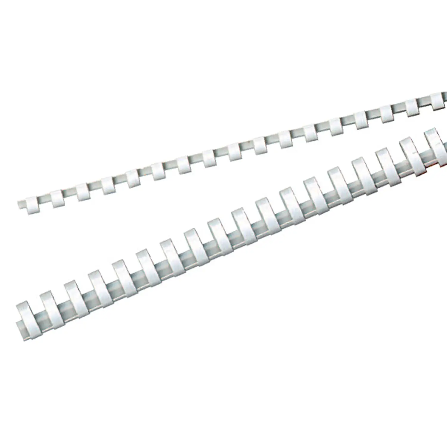Dorsi per Rilegatura ad Anelli Bianchi da 8 mm – 21 Anelli, Capacità 45 Fogli - Rilegare e Plastificare