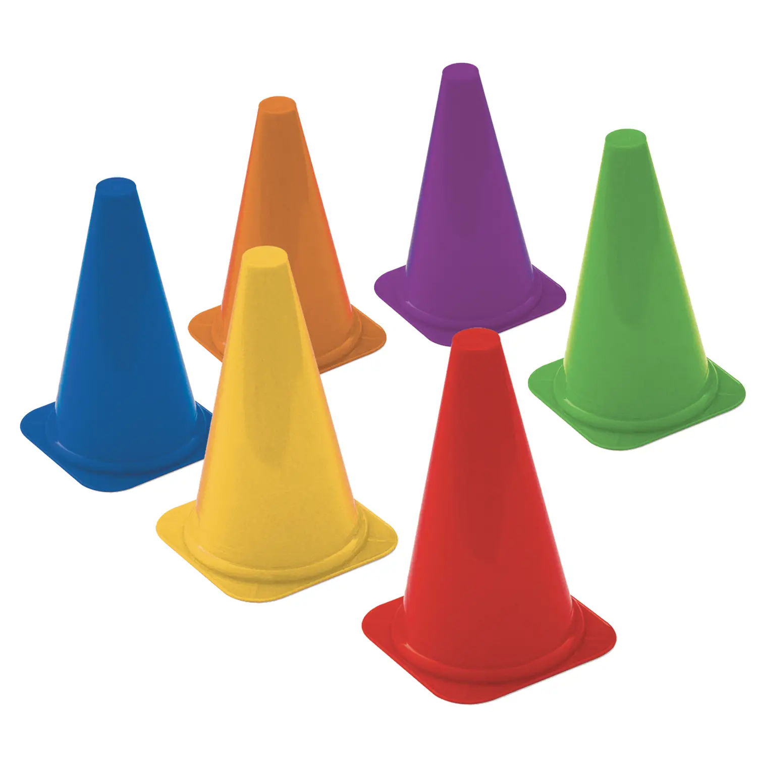 Coni Colorati Psicomotori per Scuola e Allenamento Set 6 Colori - Percorsi psicomotori