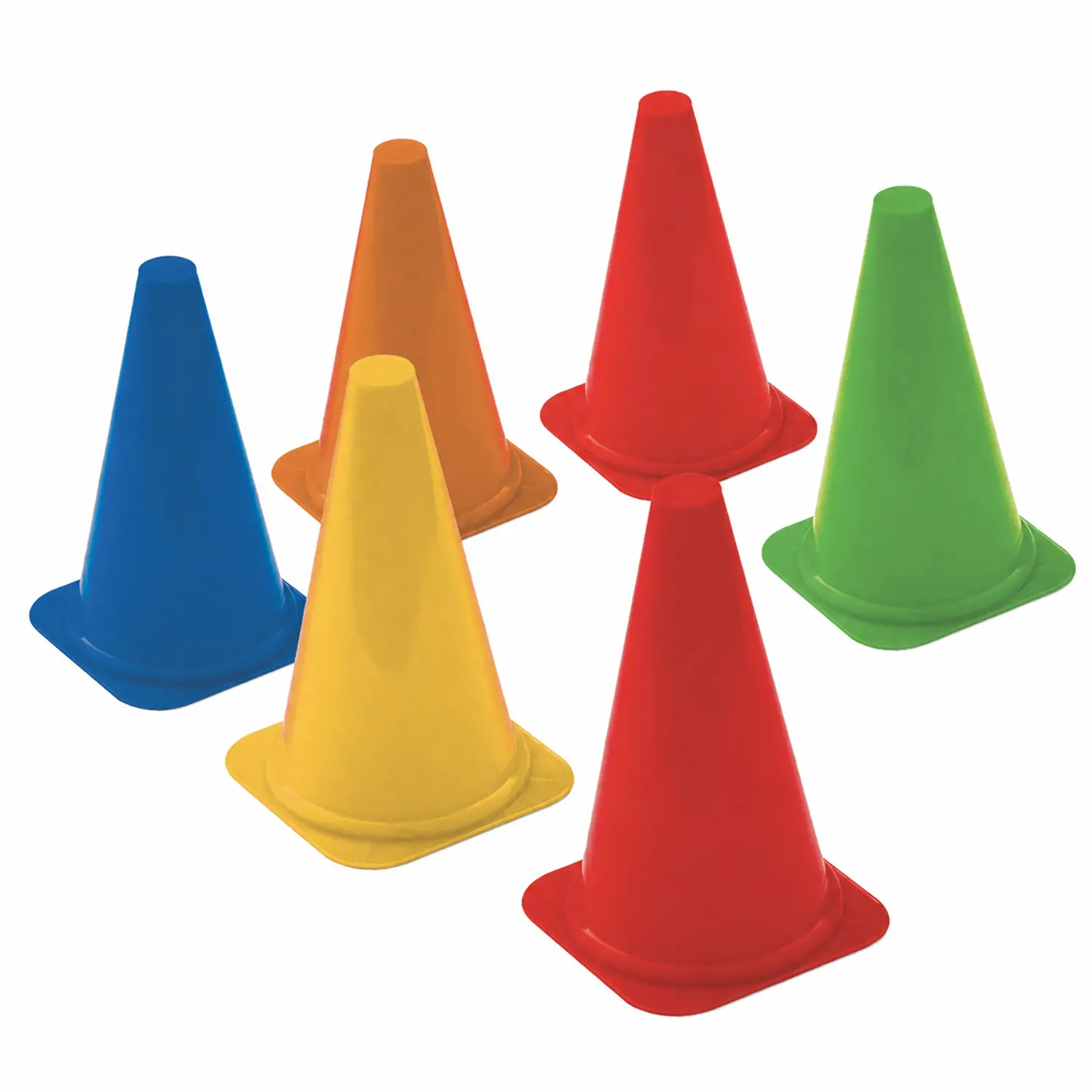 Set 6 Coni Psicomotori per Scuola e Allenamento, 5 Colori - Percorsi psicomotori