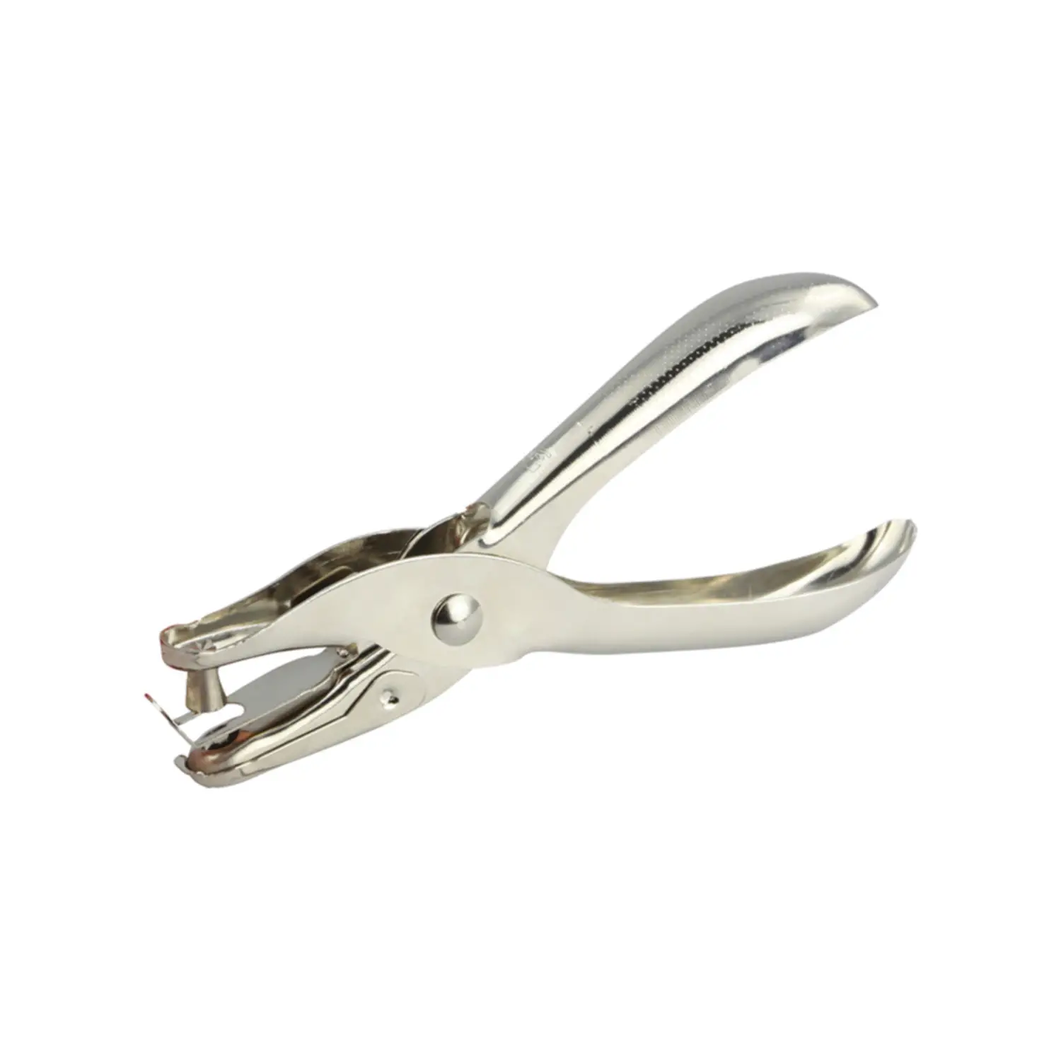 Perforatore Monoforo a Pinza in Metallo Nichelato - Accessori ufficio