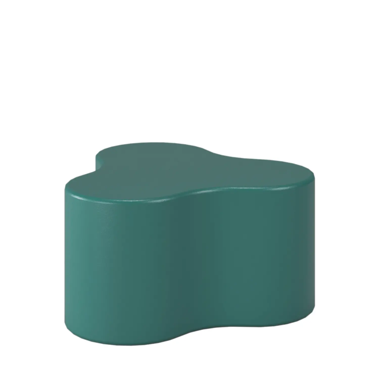 Pouff Trifoglio Altezza 32 Cm. Verde Bosco, Per Ambienti Scolastici Innovativi - Salottini e arredi morbidi