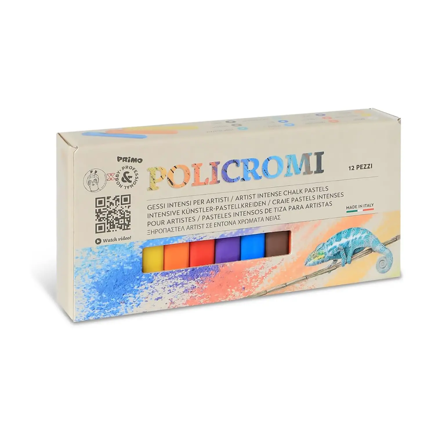 Gessetti Policromi Primo – 12 Colori - Gessi e accessori per lavagne