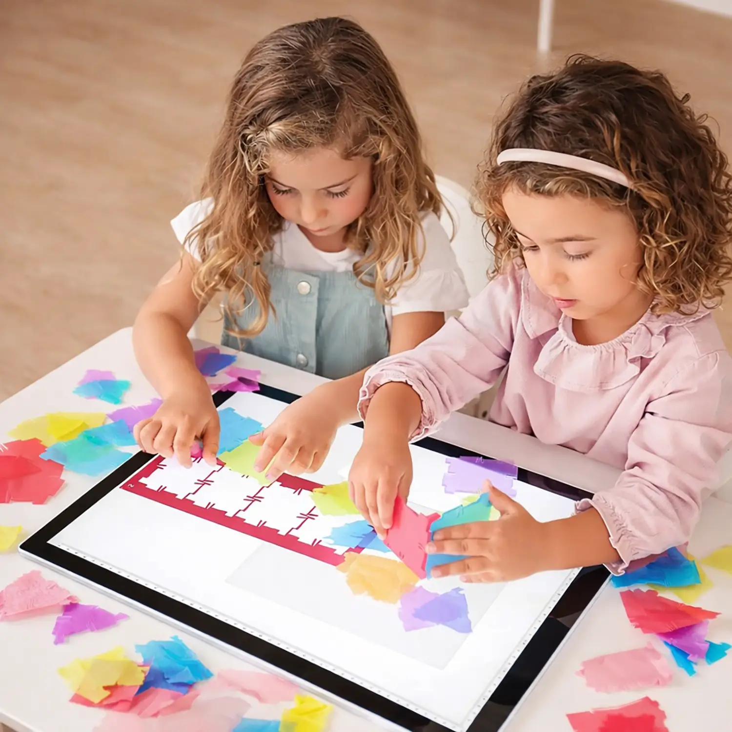 Piano Luminoso Pannello LED A2 con Alimentazione USB - Sviluppo sensoriale