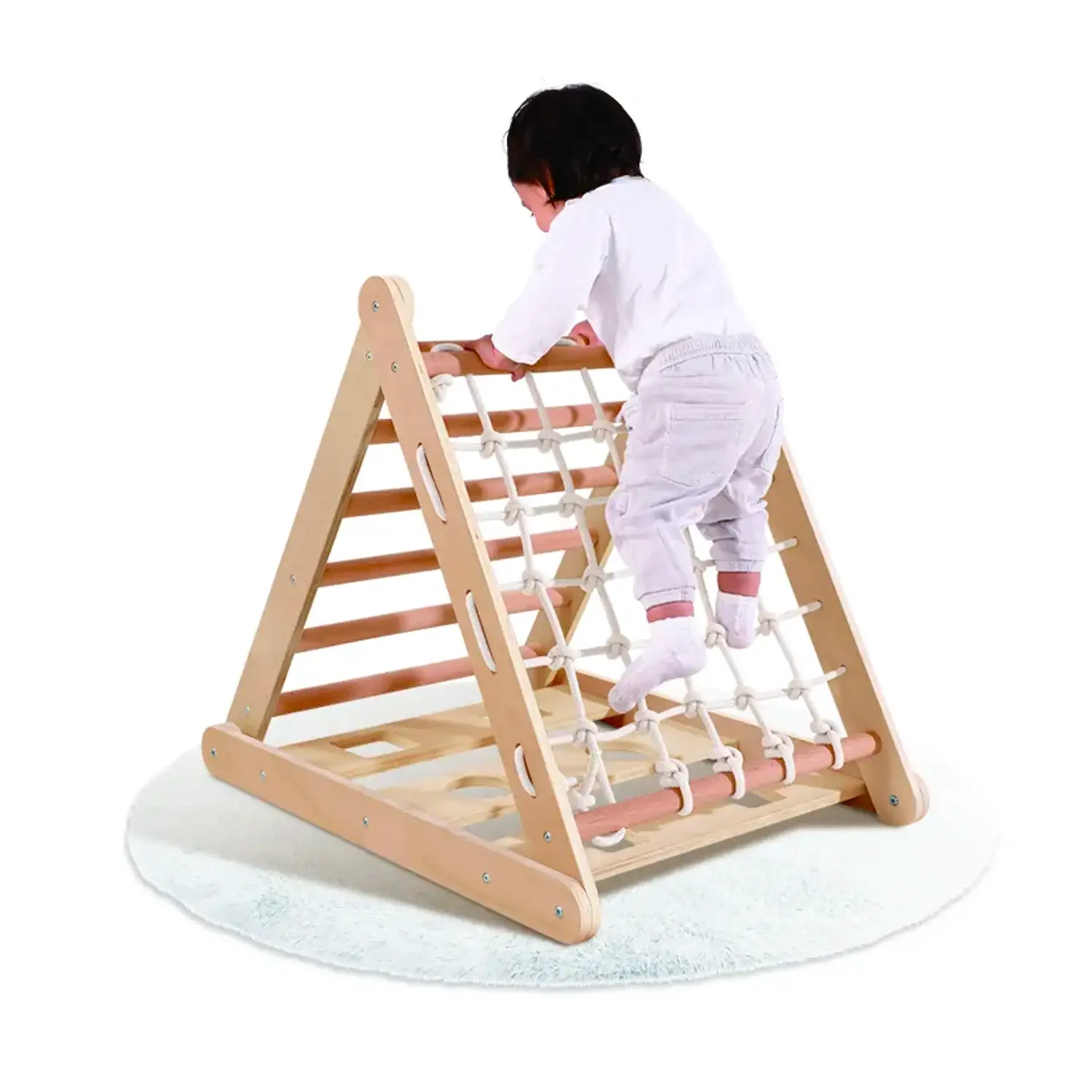 Triangolo per Arrampicate 3-in-1 per il Coordinamento Psicomotorio dei Bambini - Primi giochi