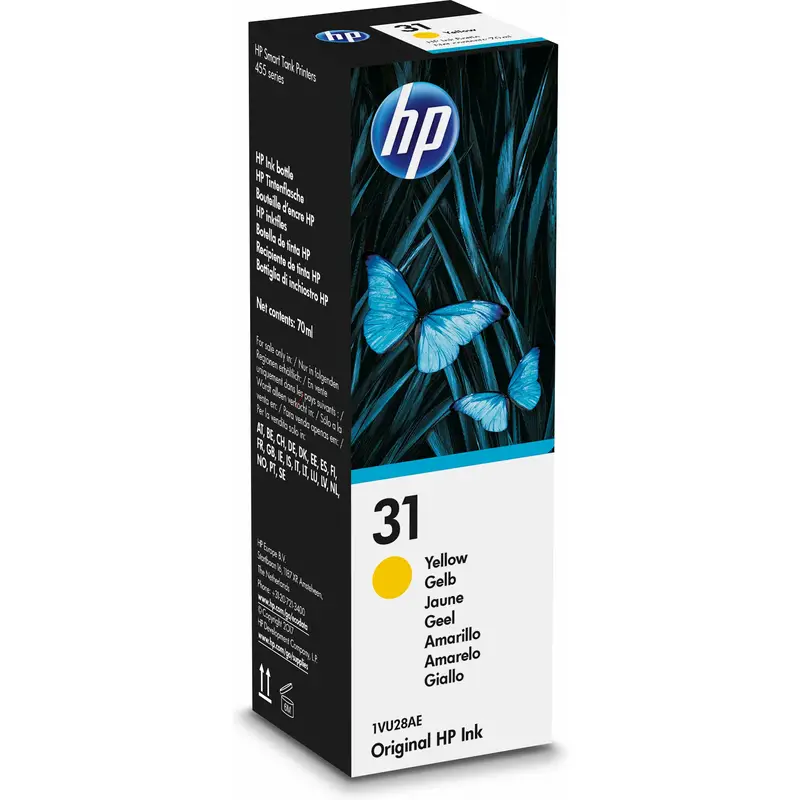 Hp Flacone di inchiostro giallo originale HP 31 da 70 ml - Consumabili
