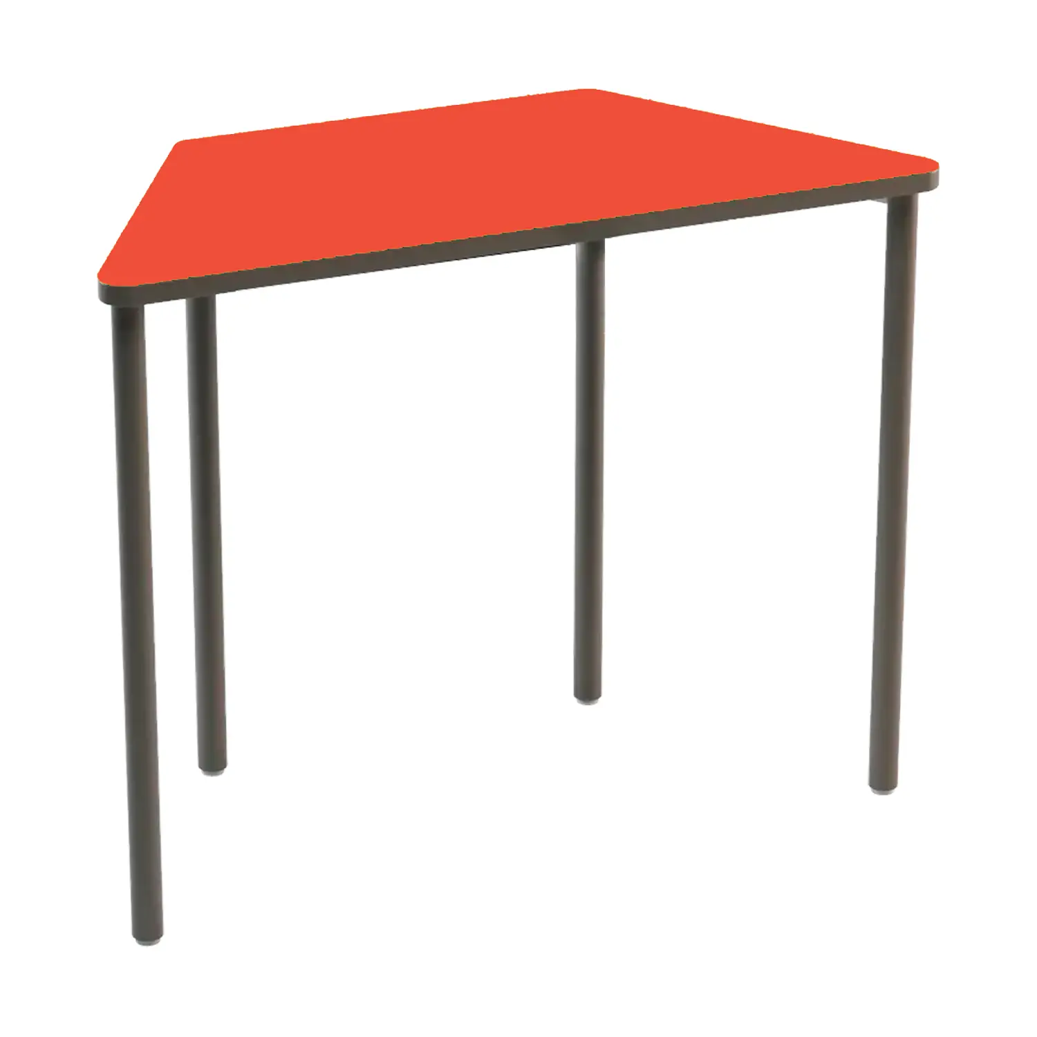 Banco Trapezio Modulare Scuola Primaria – Top Rosso | Altezza 64 cm - Arredo serie Aula 3.0