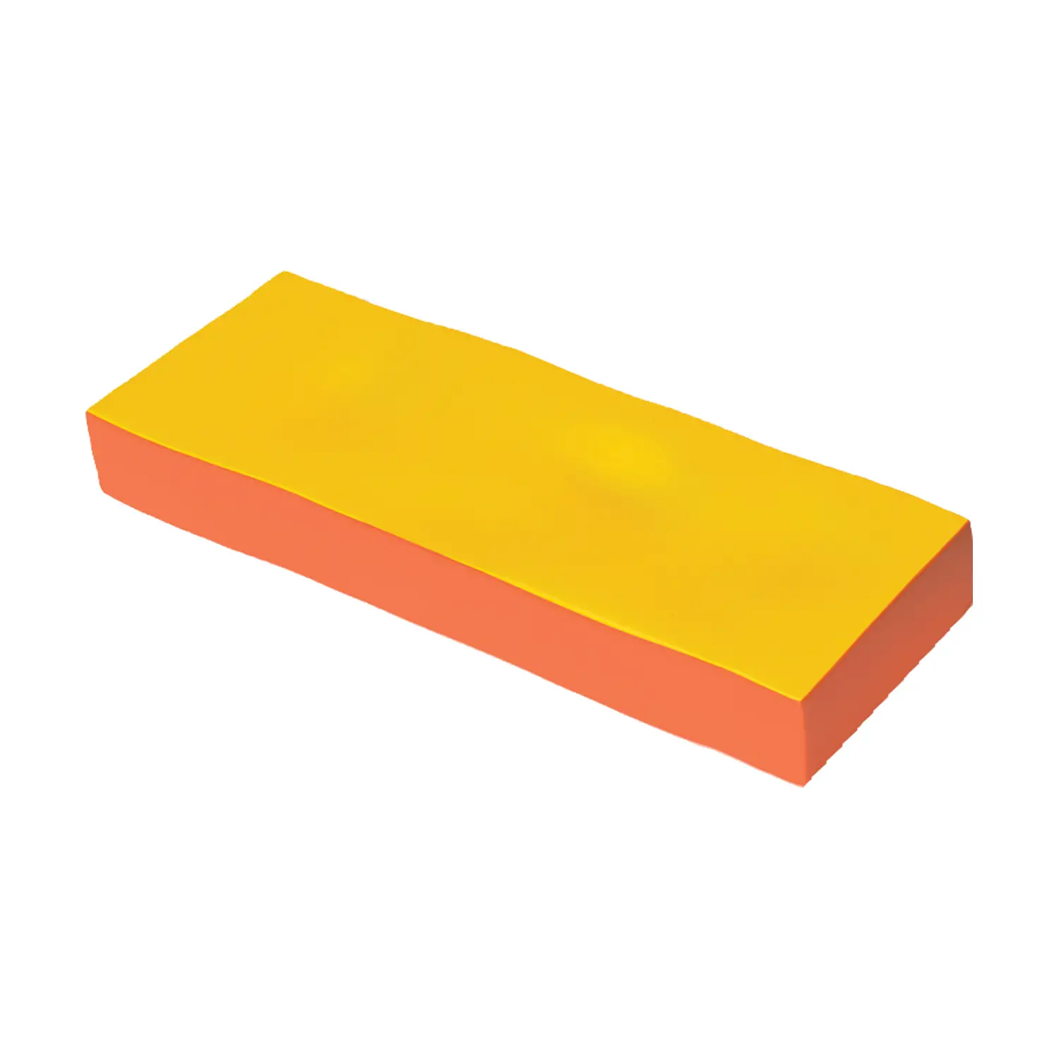 Cuscinone Rettangolare Piccolo cm.120x40x15h Giallo-Arancio - Percorsi motori
