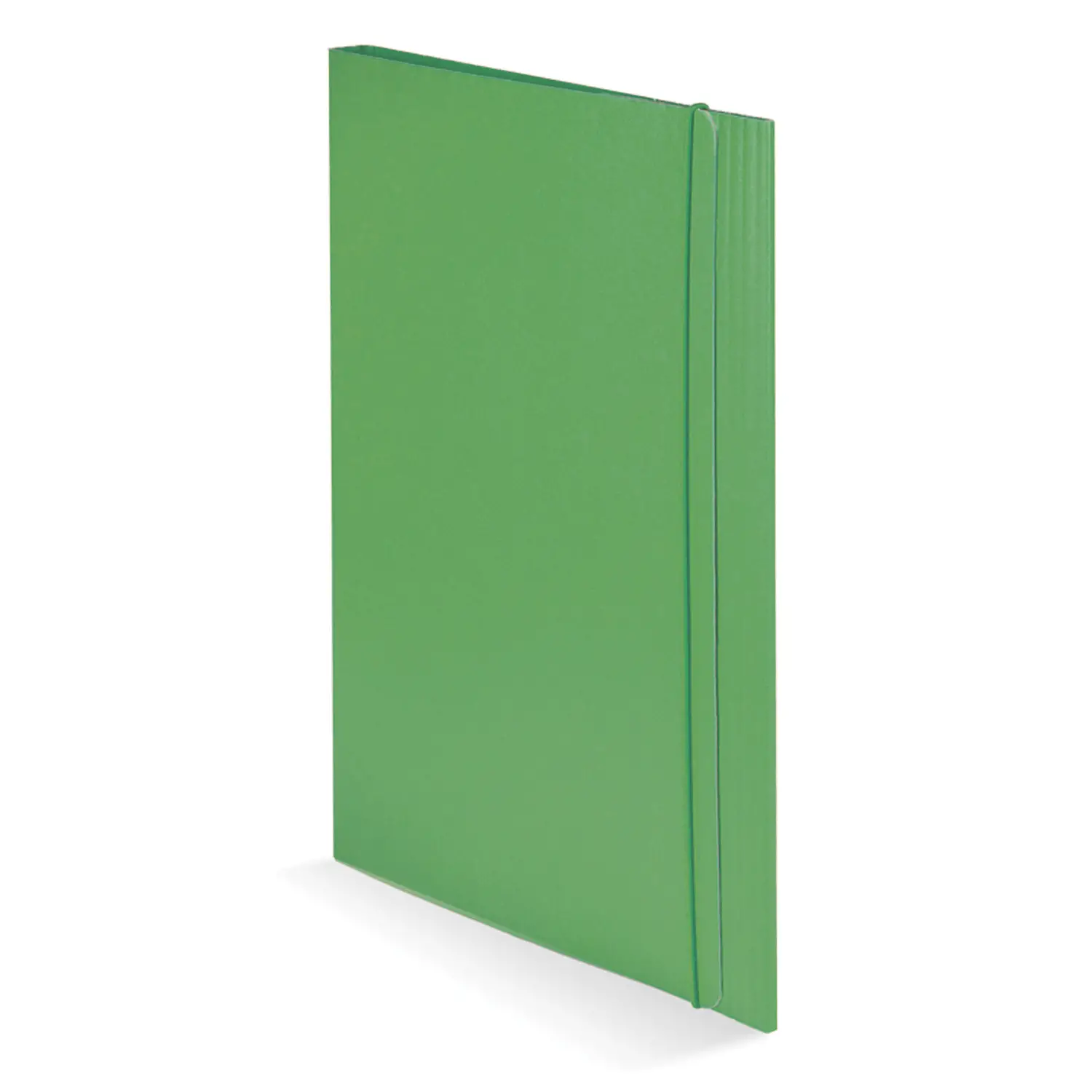 Cartella 3 Lembi Presspan Con Elastico Verde 10 Pz - Cancelleria varia