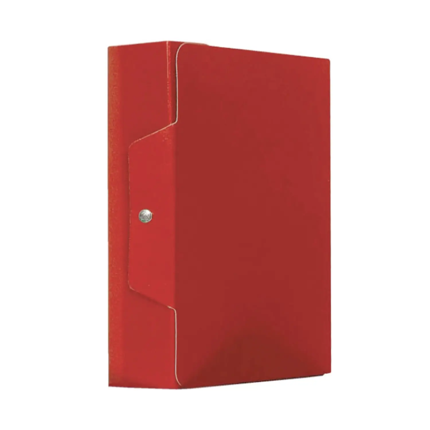 Cartella Portaprogetti Con Bottone Rossa Dorso 4 Cm - Cancelleria varia