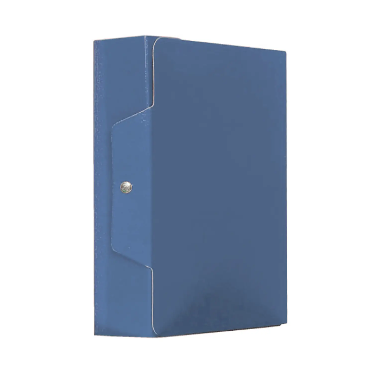 Cartella Portaprogetti Con Bottone Blu Dorso 4 Cm - Cancelleria varia