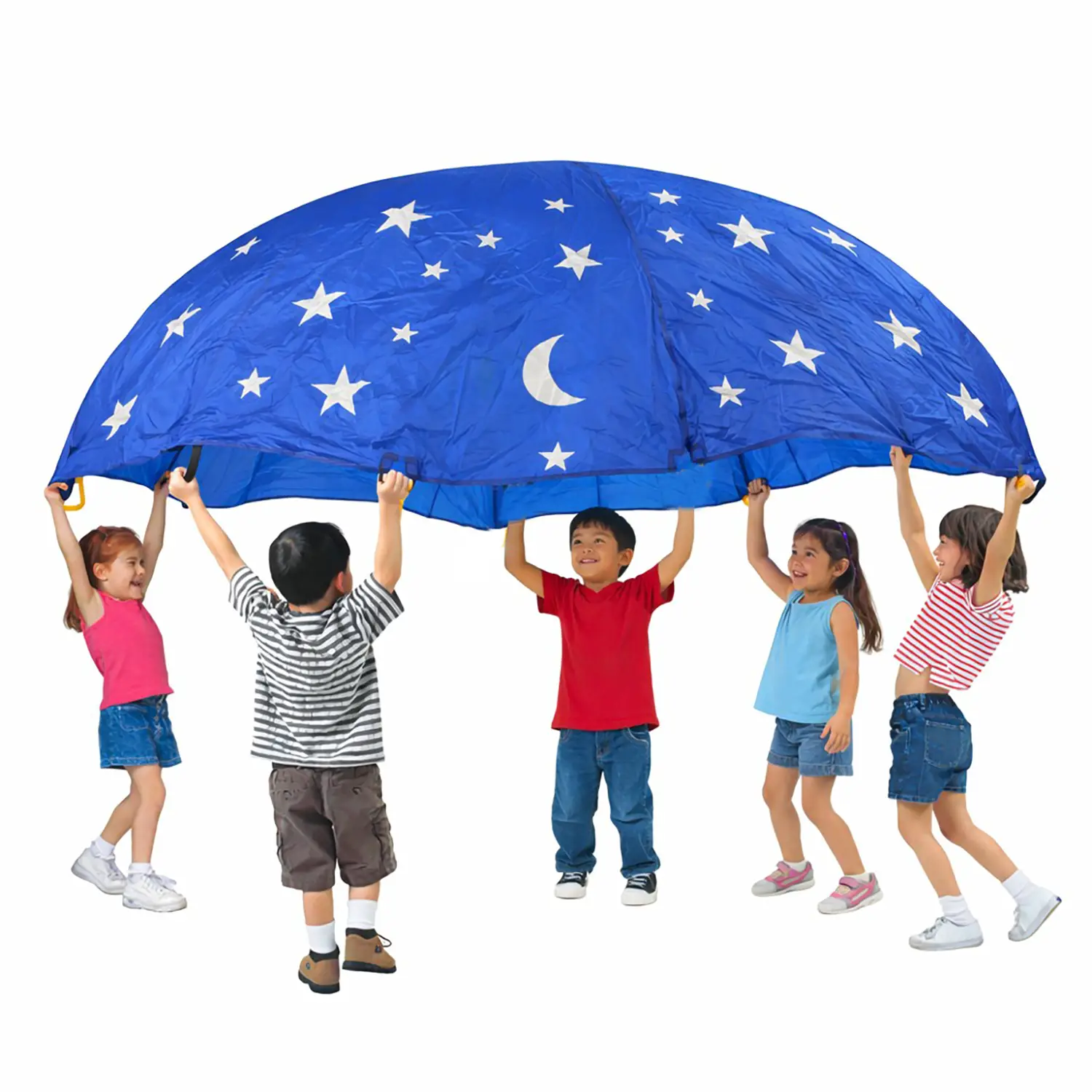 Paracadute Cielo Stellato, Gioco per Educazione Motoria e Ritmica, Diametro 350 cm. - Ritmica
