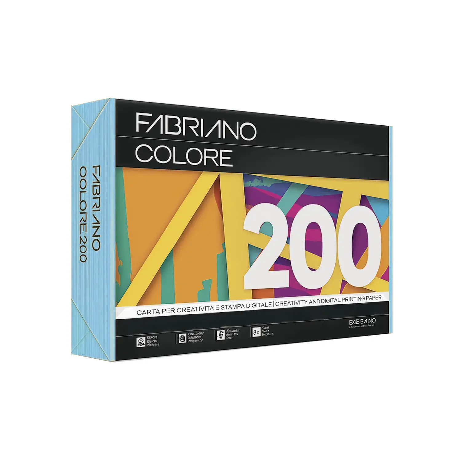 Carta Per Fotocopie Fabriano Colore 80 Gr/mq A3 Celeste Risma 250 Fogli - Carta e cartoncino