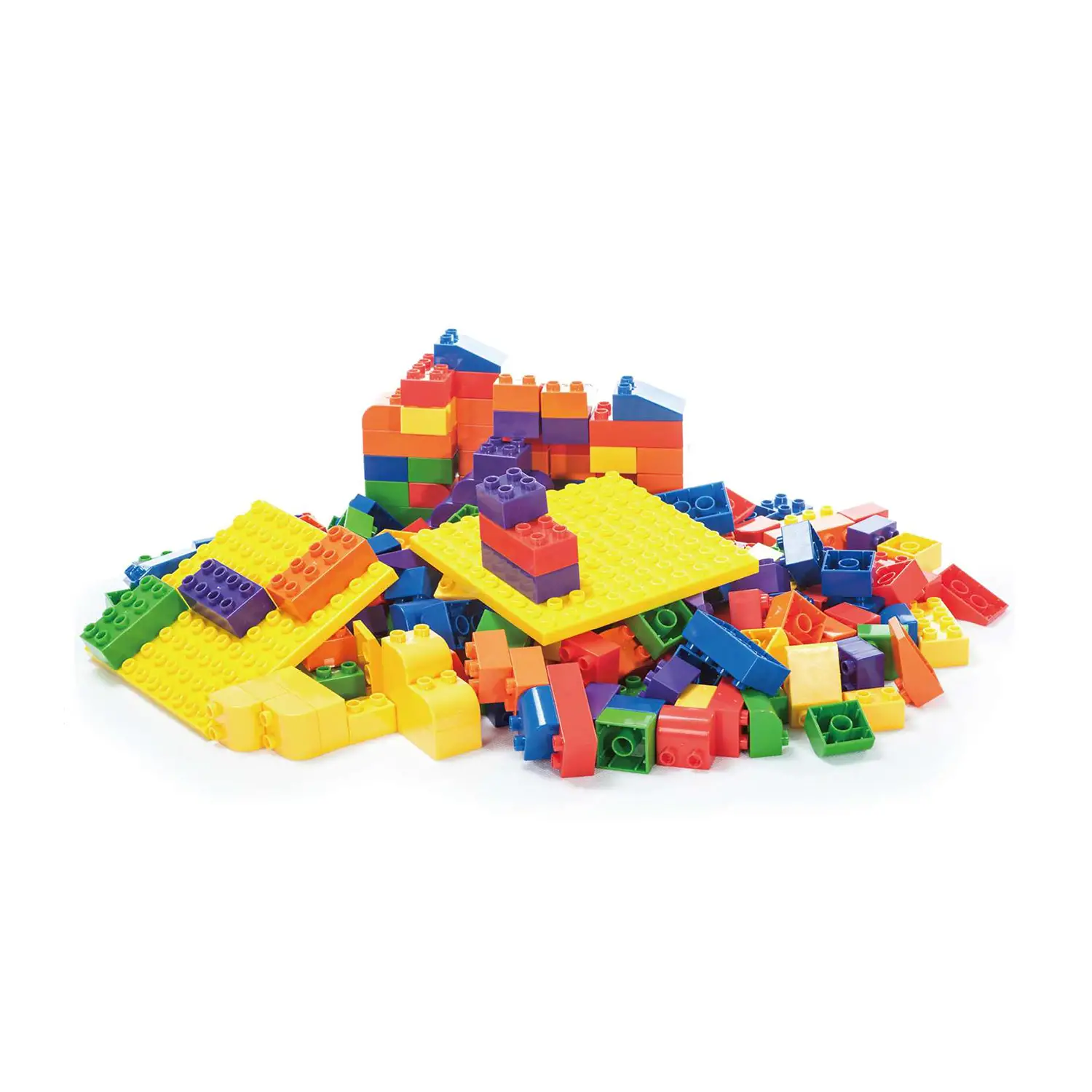 Mattoncini Compatibili Duplo® 72 Pezzi + 1 Base, Colorati, Resistenti e Adatti dai 18 mesi - Costruzioni in plastica