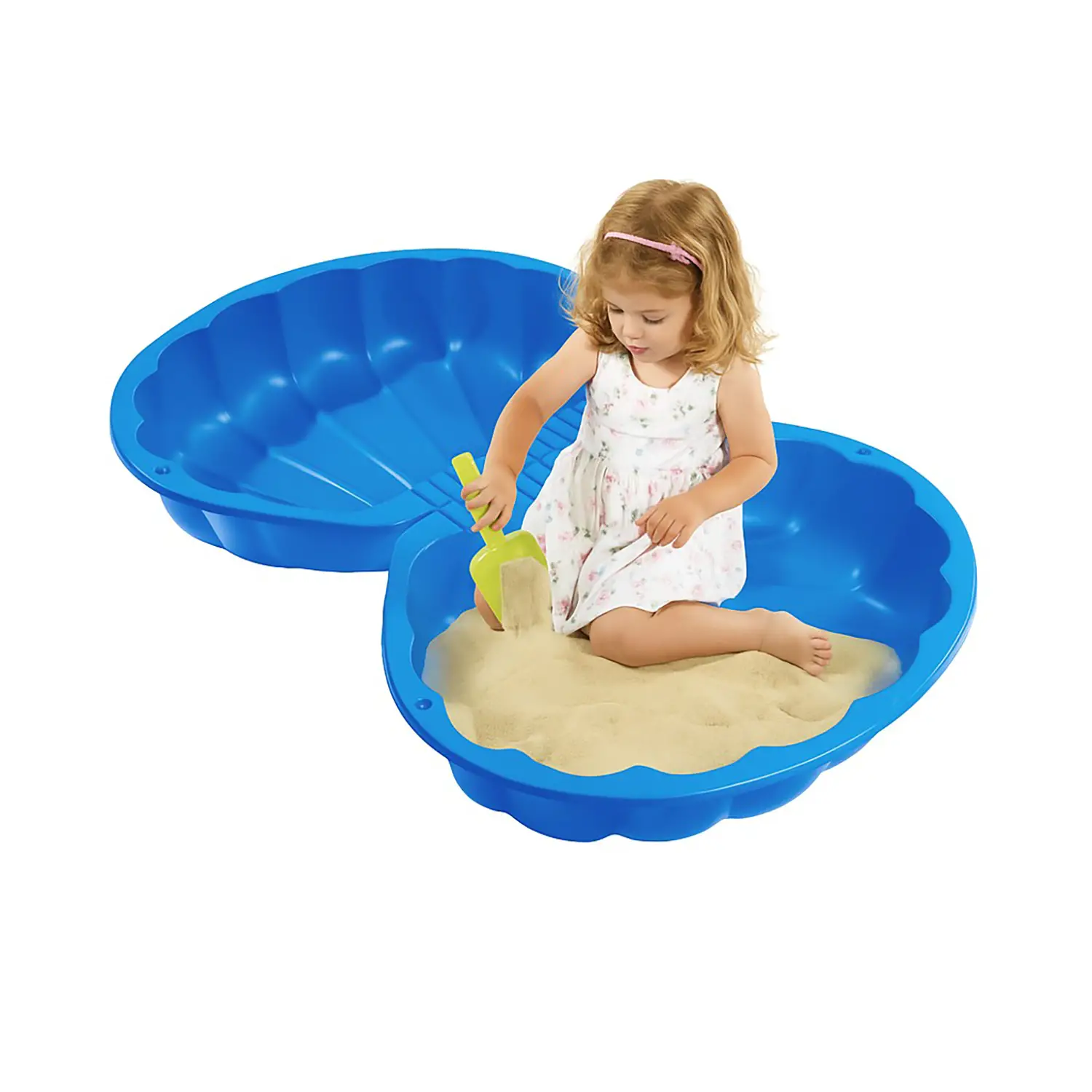 Sabbiera Conchiglia 2in1 Gioco Acqua E Sabbia Blu - Giochi acqua e sabbia