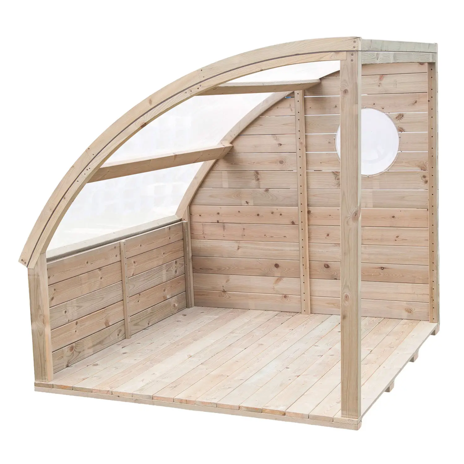 Casetta Casa del Sole, Nascondiglio in Legno per Scuole e Aree Gioco - Palestrine