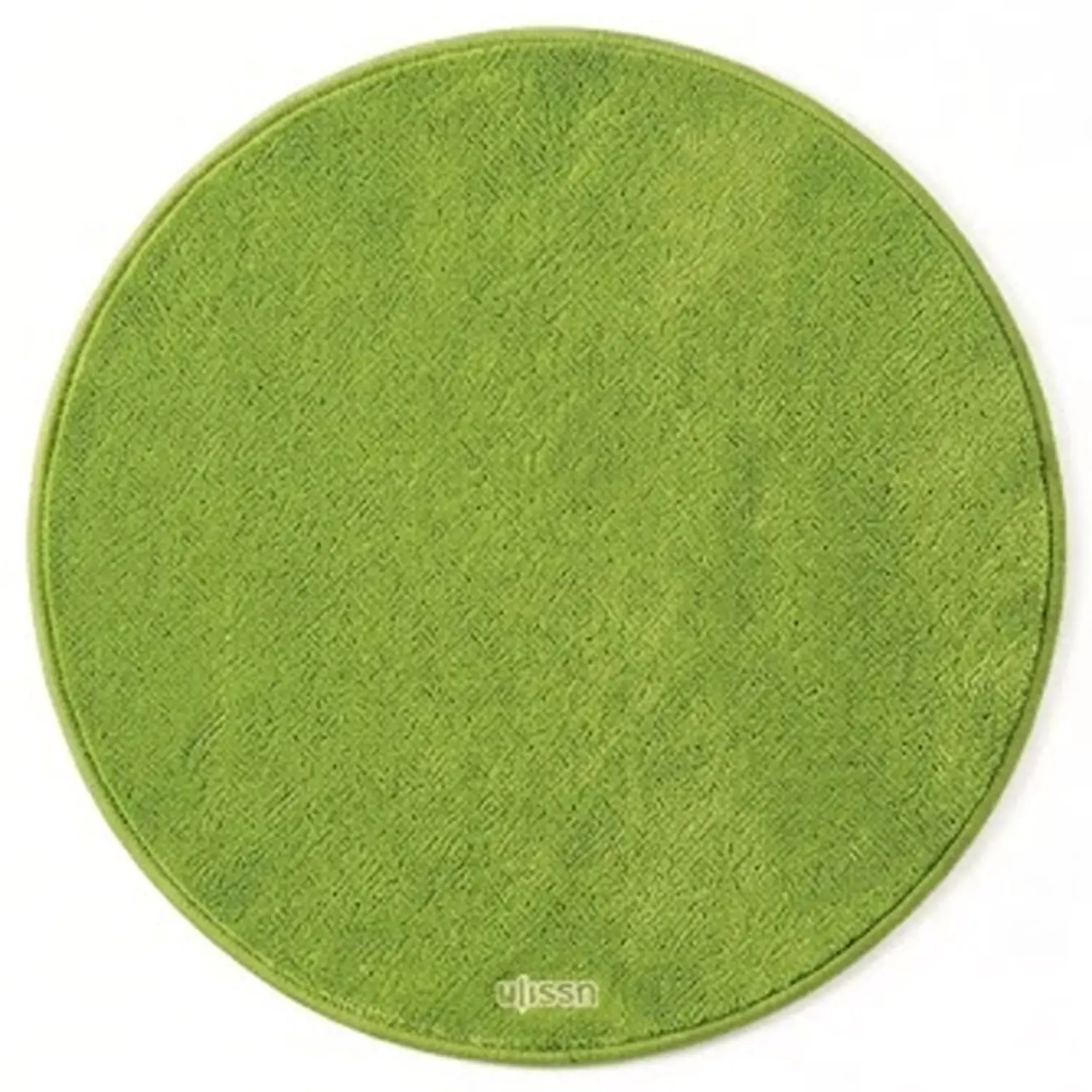 Tappeto Circolare Antiscivolo e Ignifugo, Diametro 200 Cm, Colore Verde - Tappeti per il gioco