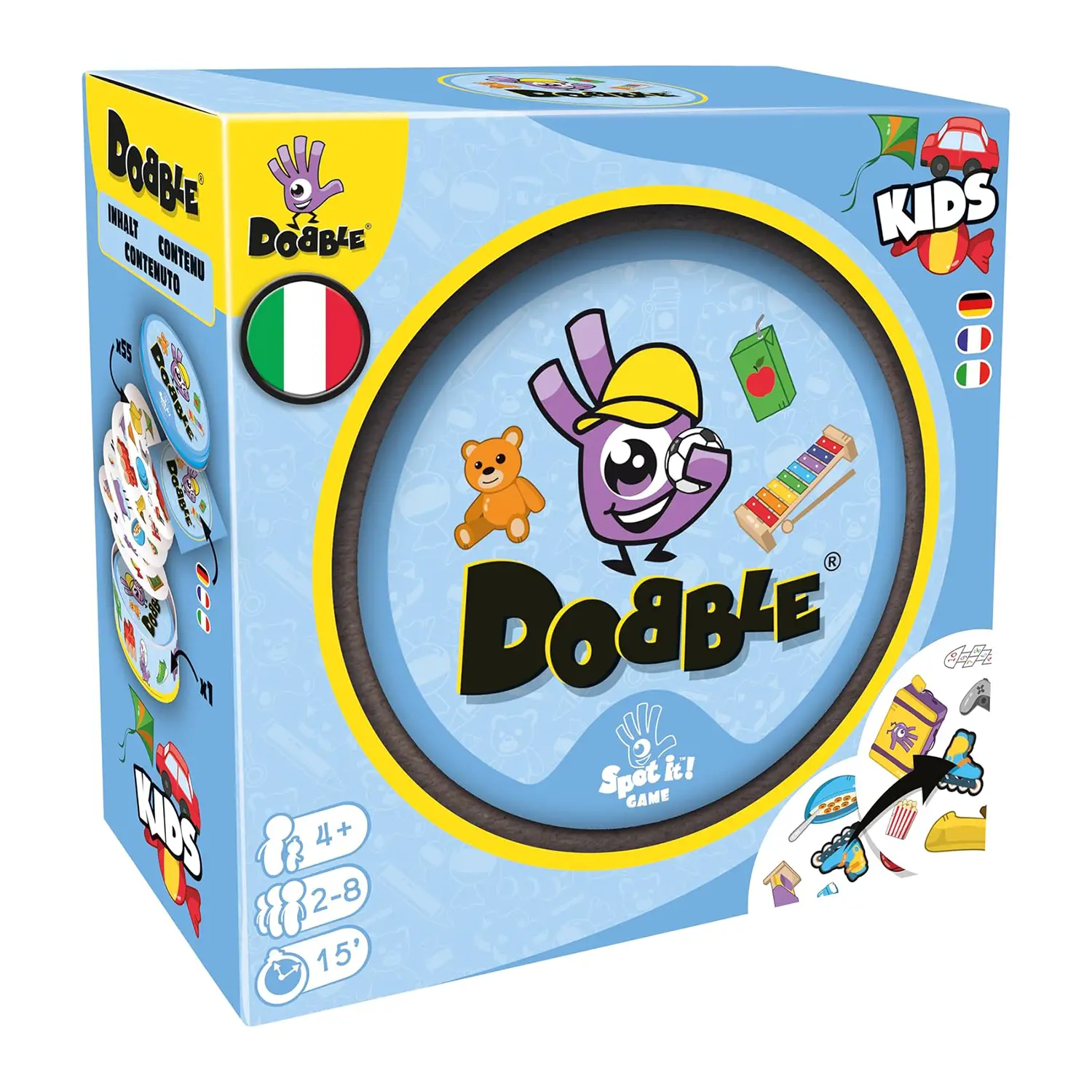 Dobble Kids Gioco di Carte per Bambini e Famiglie - Giochi di società