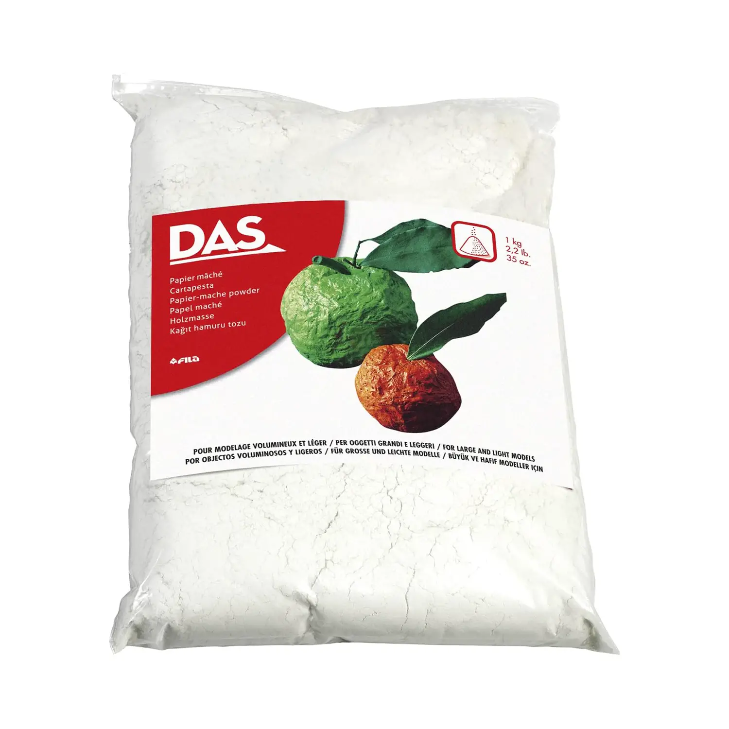 Cartapesta in Polvere DAS – 1 Kg - Paste per modellare