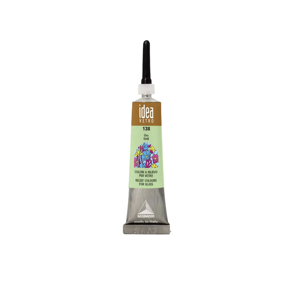 Pasta Imitazione Piombo Maimeri - 20 ml Oro - Colori per vetro e ceramica