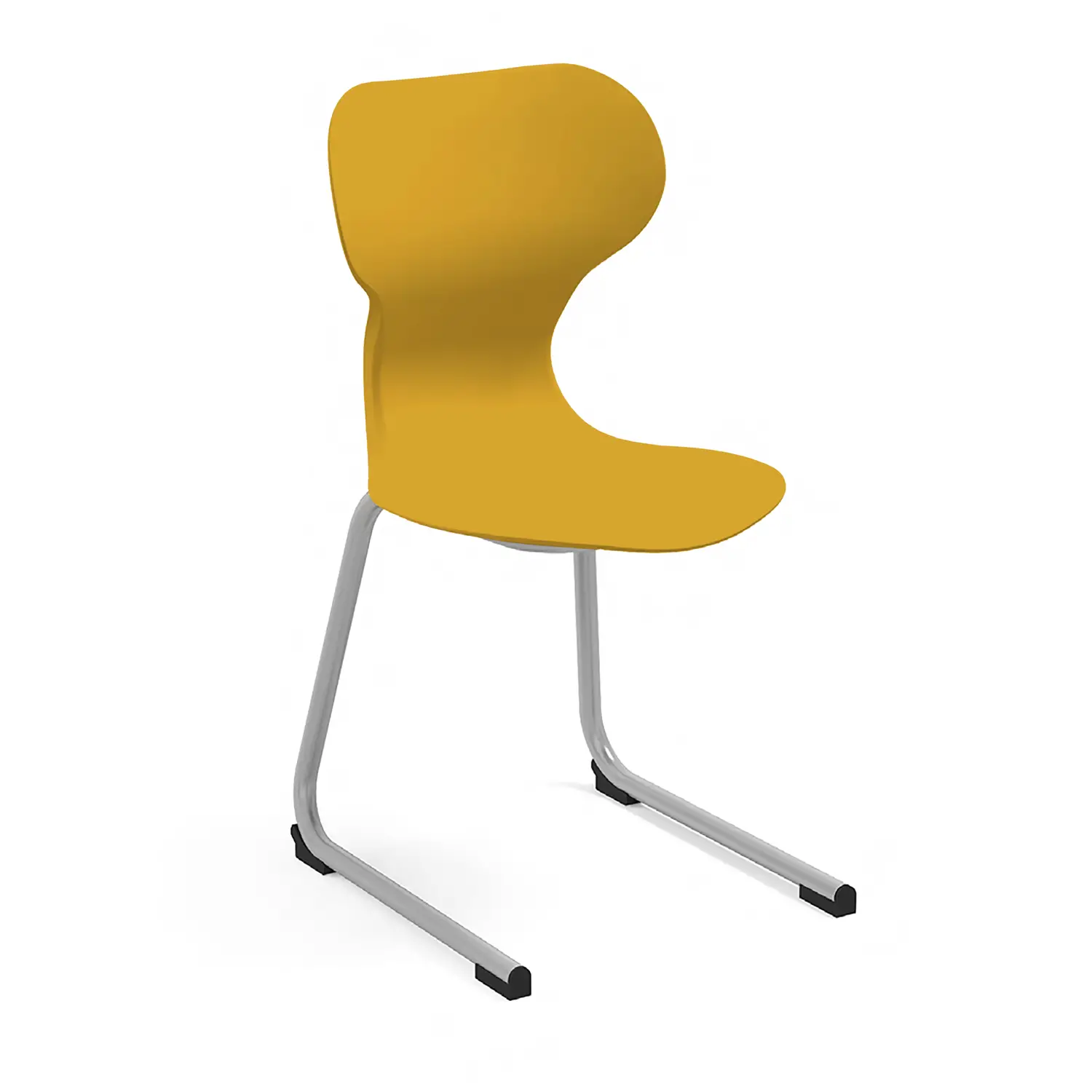 Sedia Mia Cantilever Mis. 6 - Giallo Per Ambienti Scolastici Innovativi - Arredo scuola dell'obbligo