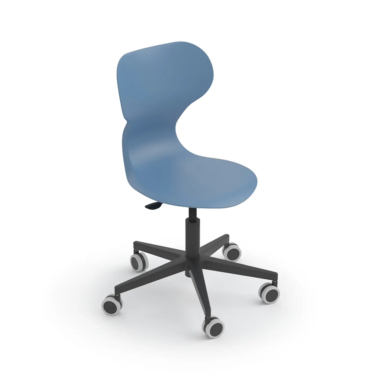 Sedia Mia Lift Regolabile Blu Grigio Misura 4-5-6 – Sedia Ergonomica con Ruote per Scuole - Arredo scuola dell'obbligo