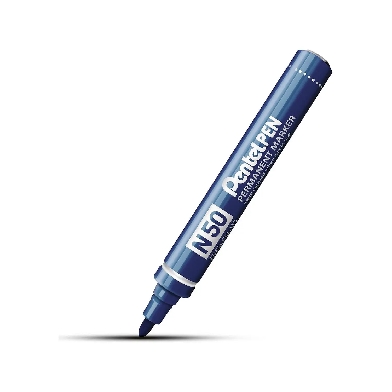 Marker Punta Tonda Pentel N50 Blu - Pennarelli