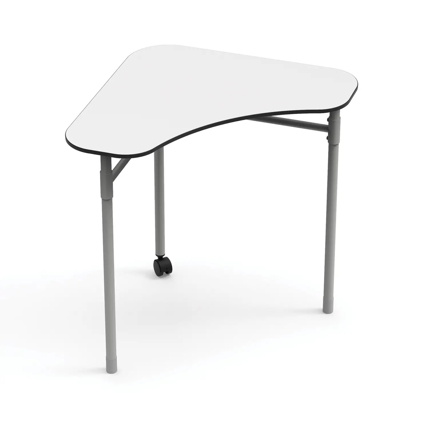 Banco Triangolare Desk21 Regolabile H 70-82 Per Ambienti Scolastici Innovativi - Arredo serie Aula 3.0