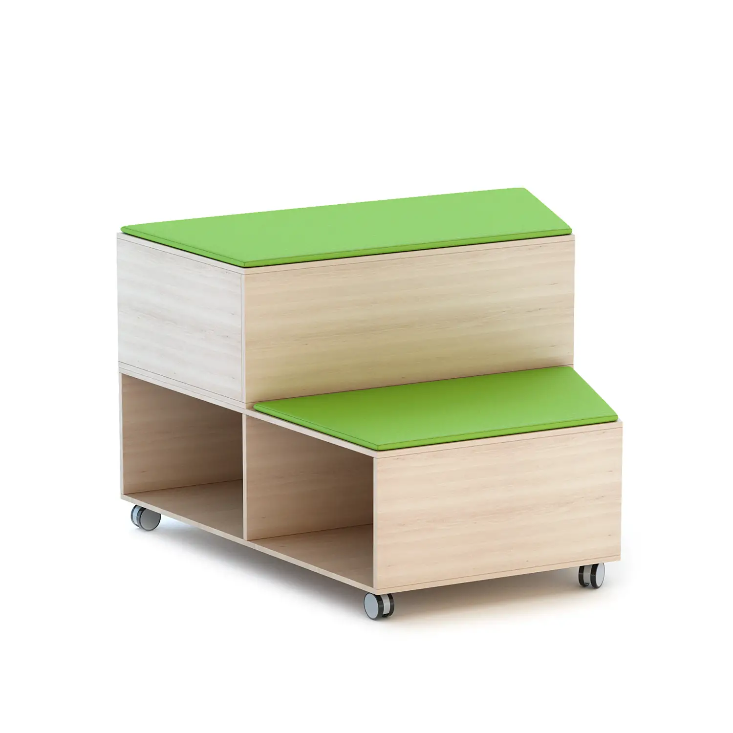 Tribuna Trapezio Betulla per Ambienti Scolastici Innovativi – Conforme CAM - Arredo serie Aula 3.0