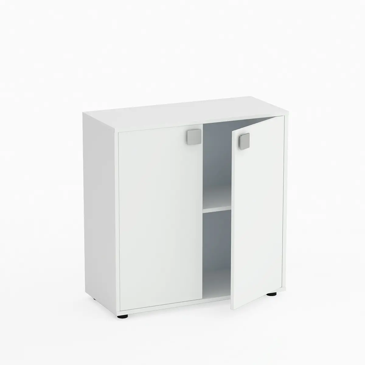 Mobile Scuola Kubò Bianco 2 Ante H 90 cm. Bianco - Conforme CAM - Arredo scuola dell'obbligo