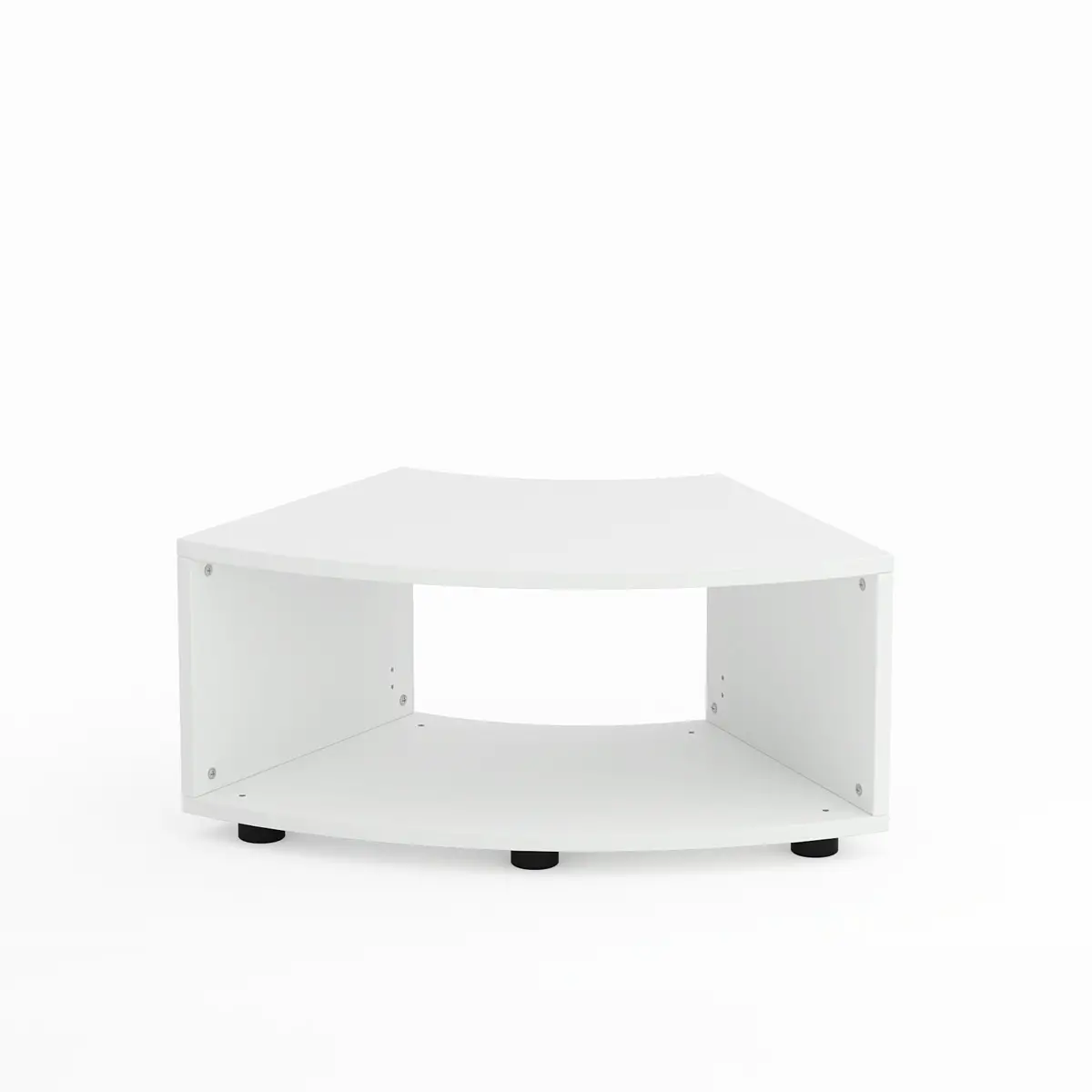 Mobile Scuola Kubò Bianco Curvo 60 Gradi Altezza 30 cm. - Conforme CAM - Arredo scuola dell'obbligo