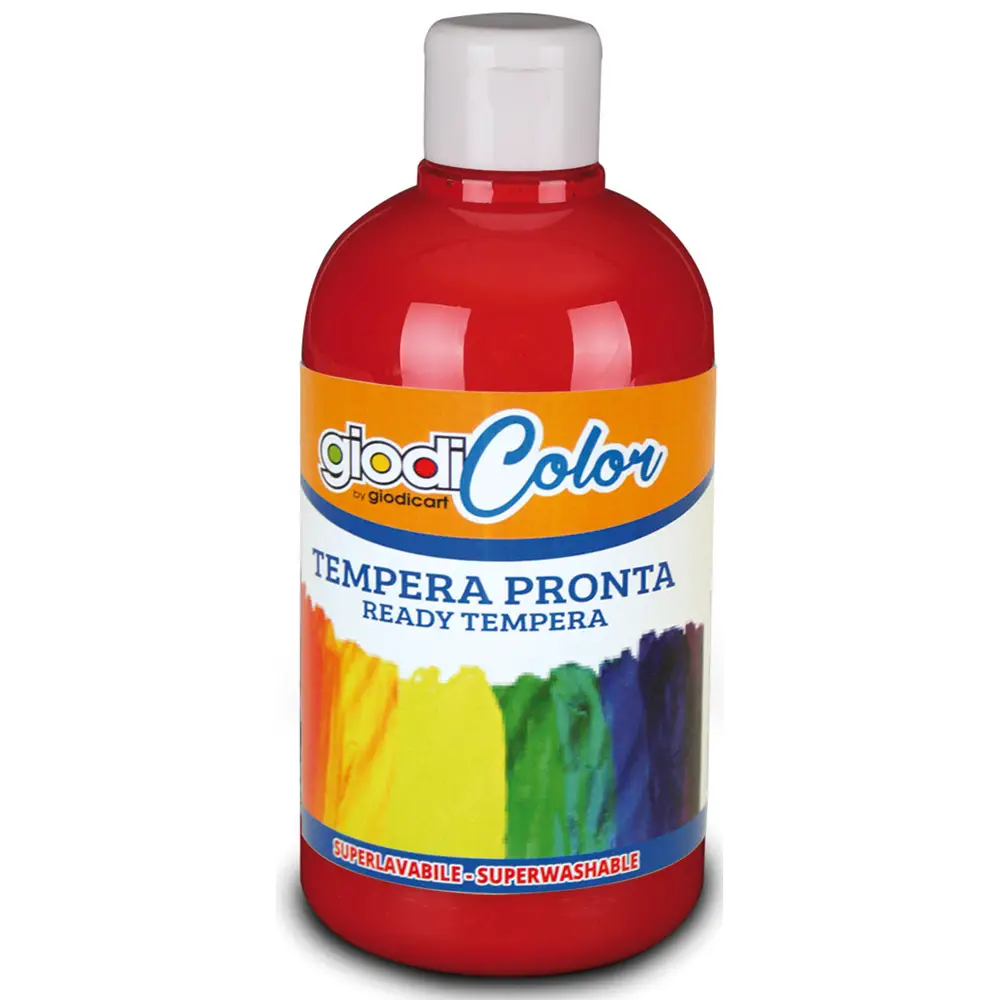 Tempera Giodicolor 500 ml. Rosso - Tempere