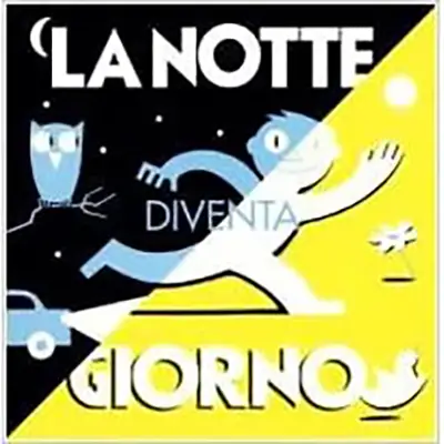 LA NOTTE DIVENTA GIORNO ED.CORRAINI - Prima biblioteca