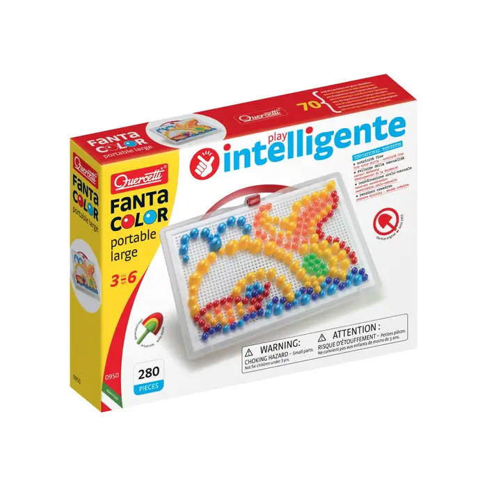 Fantacolor Valigetta 280Pezzi Misure Miste - Mosaici, forme e colori