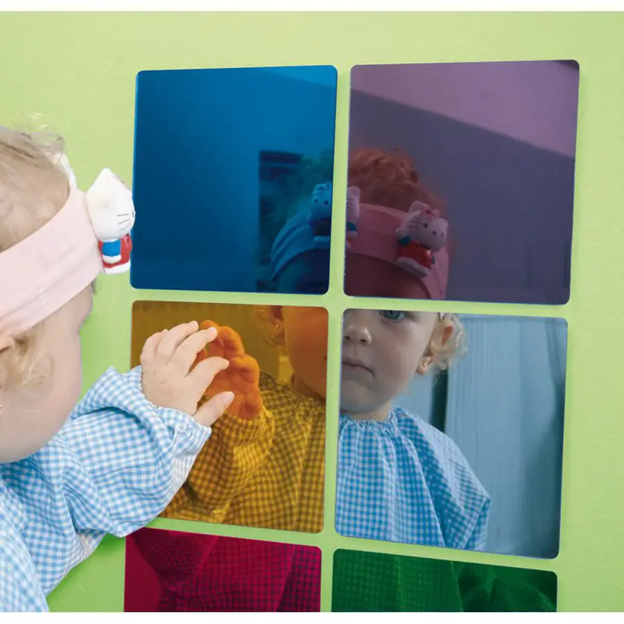 Specchi Colorati Set 6 Pezzi – Sicuri e Divertenti per Bambini - Specchi