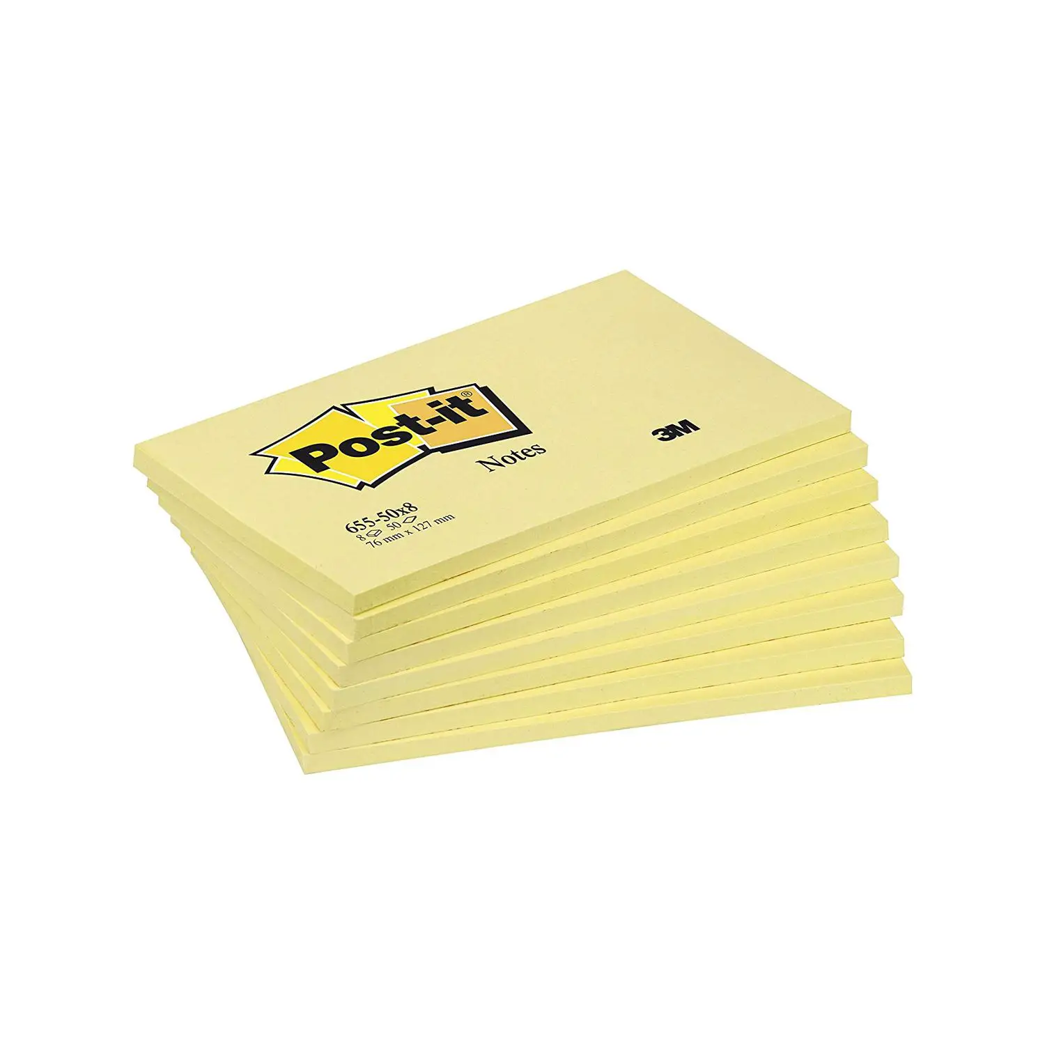 Foglietti Post-it Giallo Canarino – 76x127 mm, 100 Fogli - Accessori ufficio