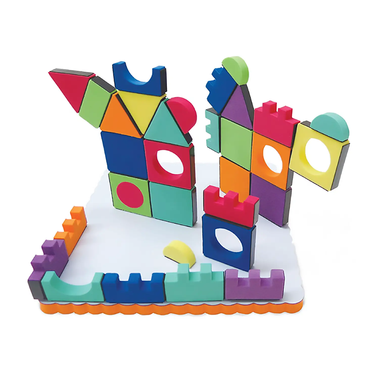 Mattoncini Magnetici 57 Elementi – Costruzioni Magnetiche per Bambini - Costruzioni tecniche