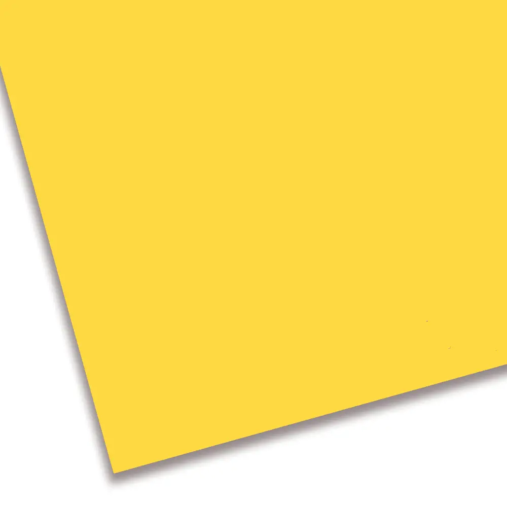 Cartoncino Colorato Premium Liscio 50x70 cm Giallo Caldo – 200 g/m² FSC - Carta e cartoncino