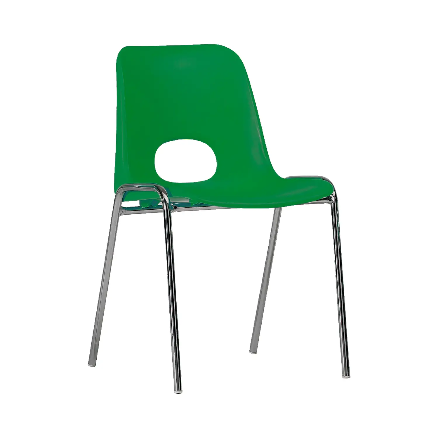 Sedia impilabile Kastilene Misura 3 - Verde - Sedie in plastica