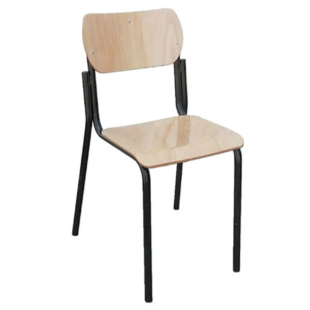 Sedia Impilabile - Seduta e Schienale in Faggio Misura 5 Per Ambienti Scolastici - Conforme CAM - Arredo scuola dell'obbligo