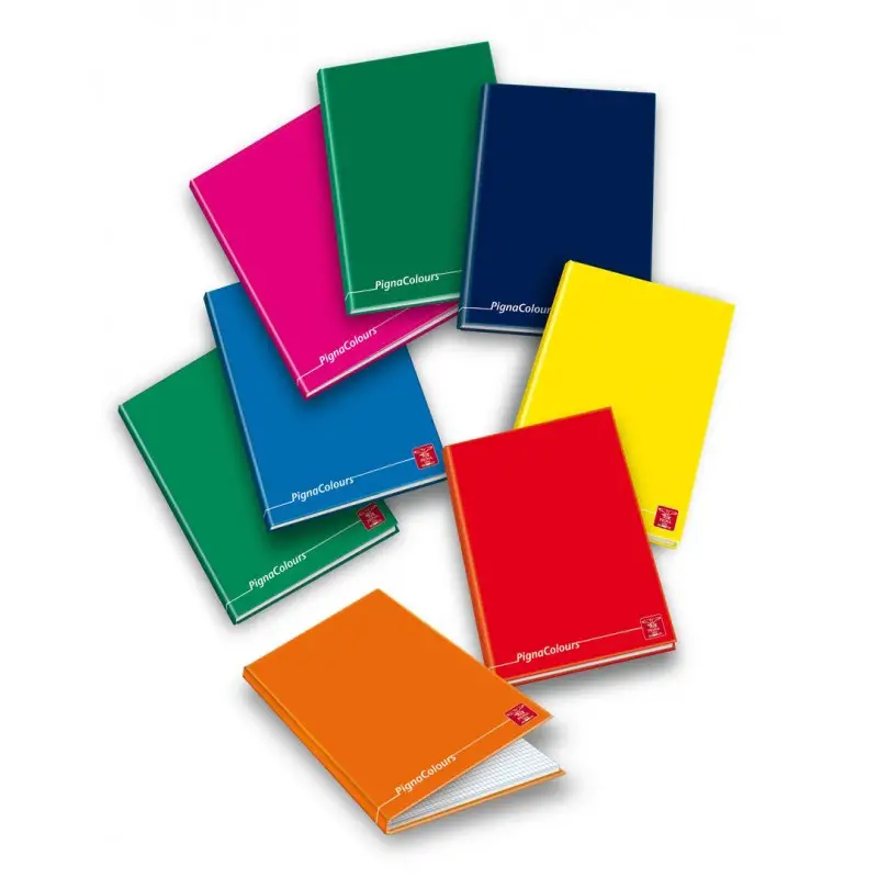 Quaderno Maxi Cartonato PignaColours - 128 Fogli - 80g/m² - Rigatura A - Cancelleria varia