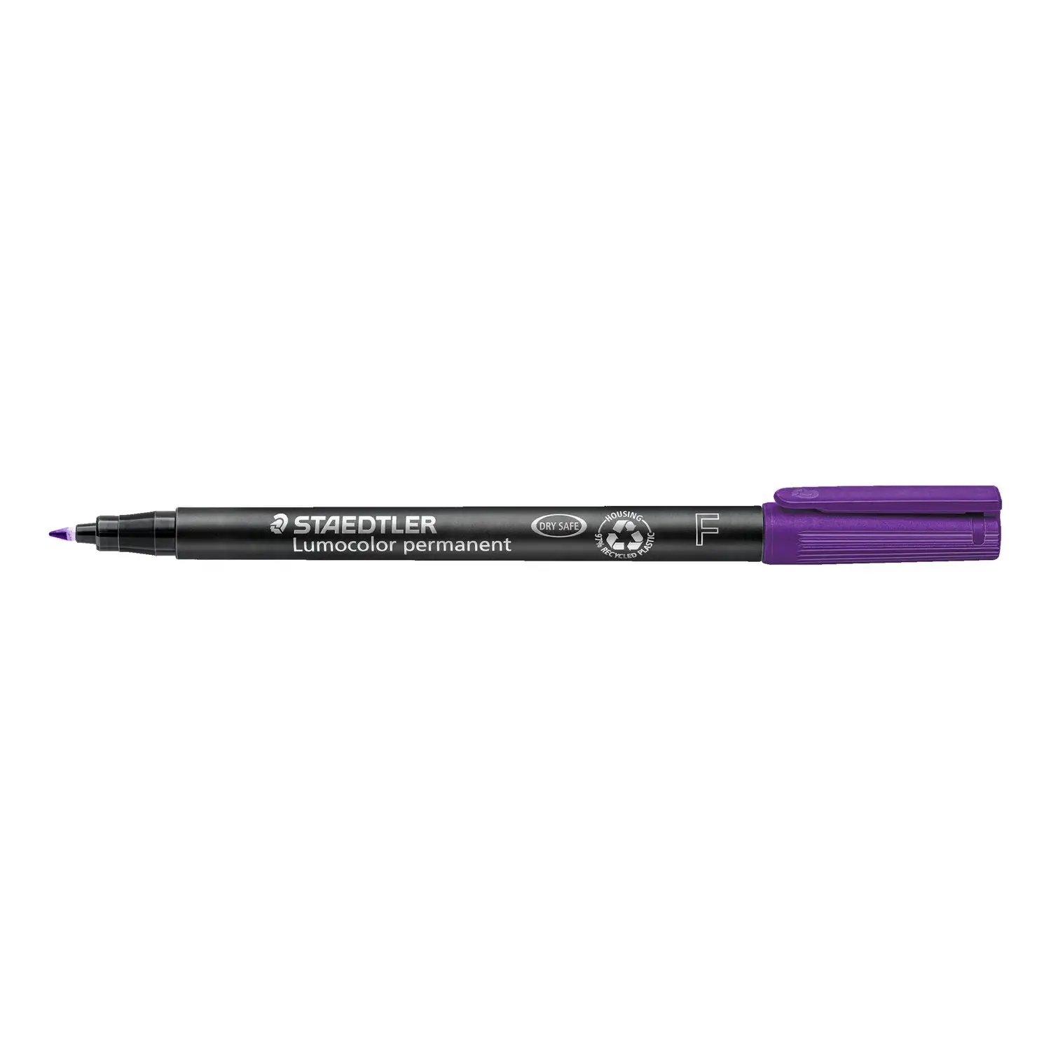Pennarello Permanente Lumocolor Staedtler - Punta Fine Viola - penne pennarelli ufficio