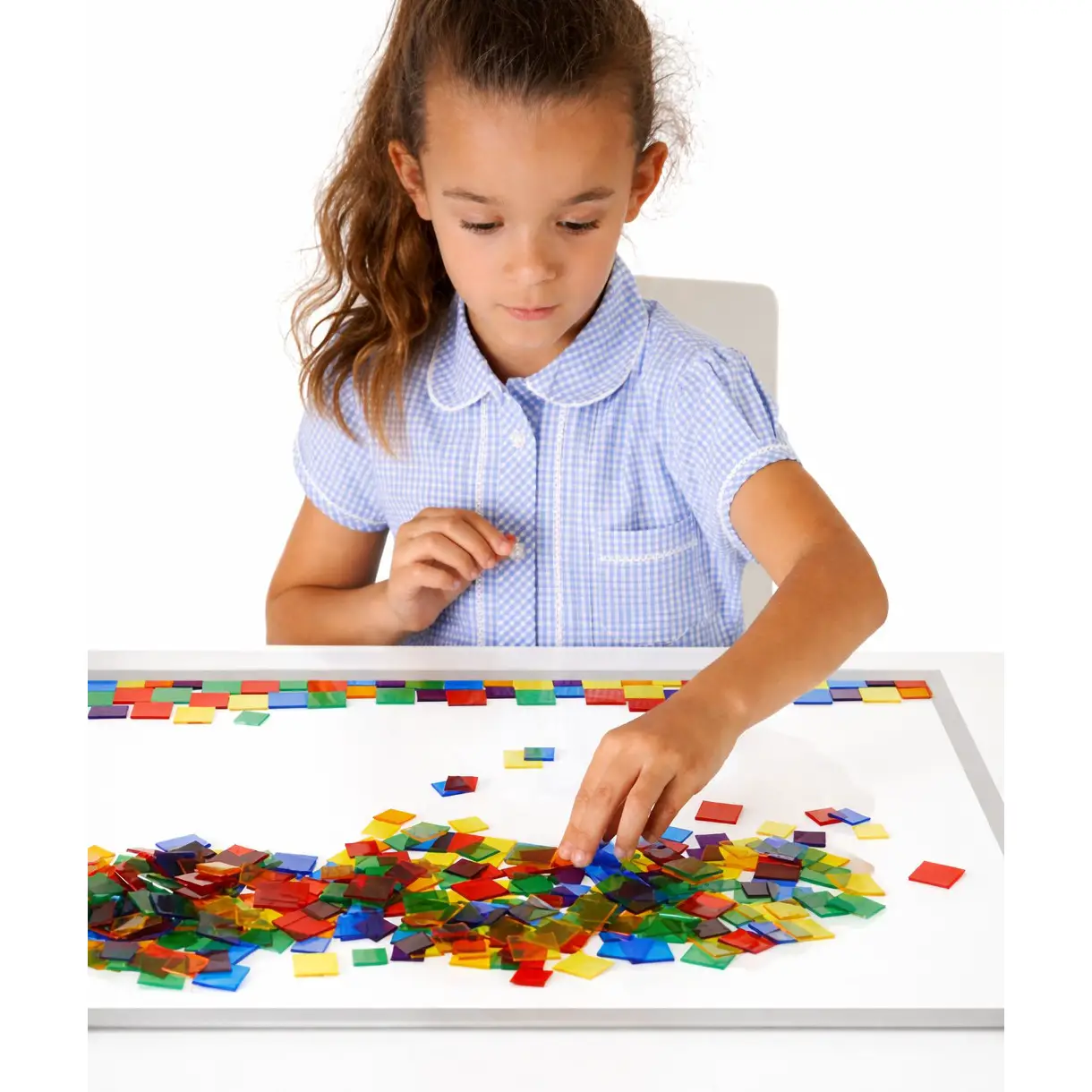 Tasselli Colorati Traslucenti 2,5x2,5 cm – 1000 Pezzi - Classificazione e matematica